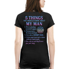 5 Things You Should Know About My Man - Firefighter Funny T-Shirt Hoodie & More - grunx260804-0027