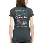 Assuming I'm Just A Woman - Operator Wife Pride T-Shirt, Hoodie & More - grunx260804-0215