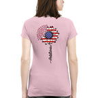 American Flag Flower Postal Worker Apparel - Patriotic T-Shirt, Hoodie & More - grunx260804-0149