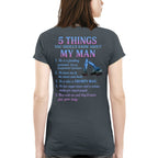 5 Things You Should Know About My Man Hoodie - Funny Heavy Equipment Operator Gift - grunx260804-0029