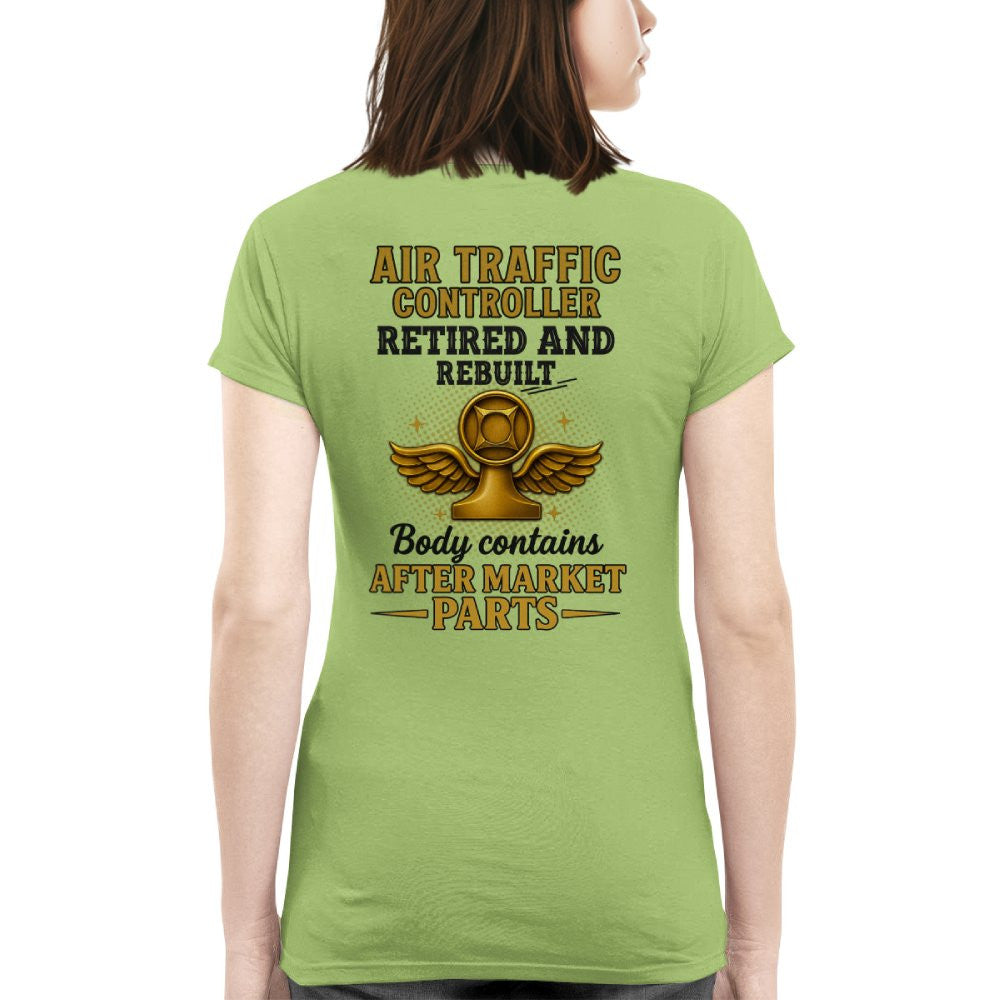 Air Traffic Controller Retired Rebuilt - Funny T-Shirt, Hoodie & More - grunx260804-0084