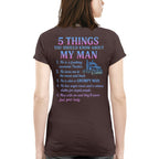 5 Things You Should Know About My Trucker - Funny Quote T-Shirt, Hoodie & More - grunx260804-0036