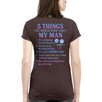 5 Things You Should Know About My Man - HVAC Tech Funny T-Shirt Hoodie & More - grunx260804-0030