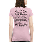 And God Said CNAs Made Of Gold - CNA Appreciation T-Shirt, Hoodie & More - grunx260804-0165