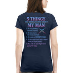 5 Things You Should Know About My Man - Lineman Funny T-Shirt Hoodie & More - grunx260804-0032