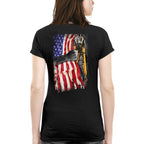 American Flag Fist Binder - Patriotic Lineman Apparel T-Shirt, Hoodie & More - grunx260804-0144