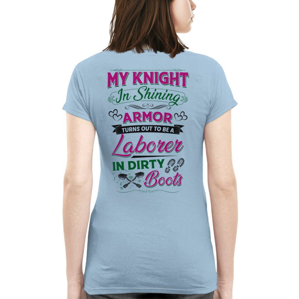 Laborer Knight In Shining Armor - Dirty Boots T-Shirt, Hoodie & More - grunx260804-0201