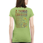 5 Things Caregiver Warning Apparel - Funny Quote T-Shirt, Hoodie & More - grunx260804-0018