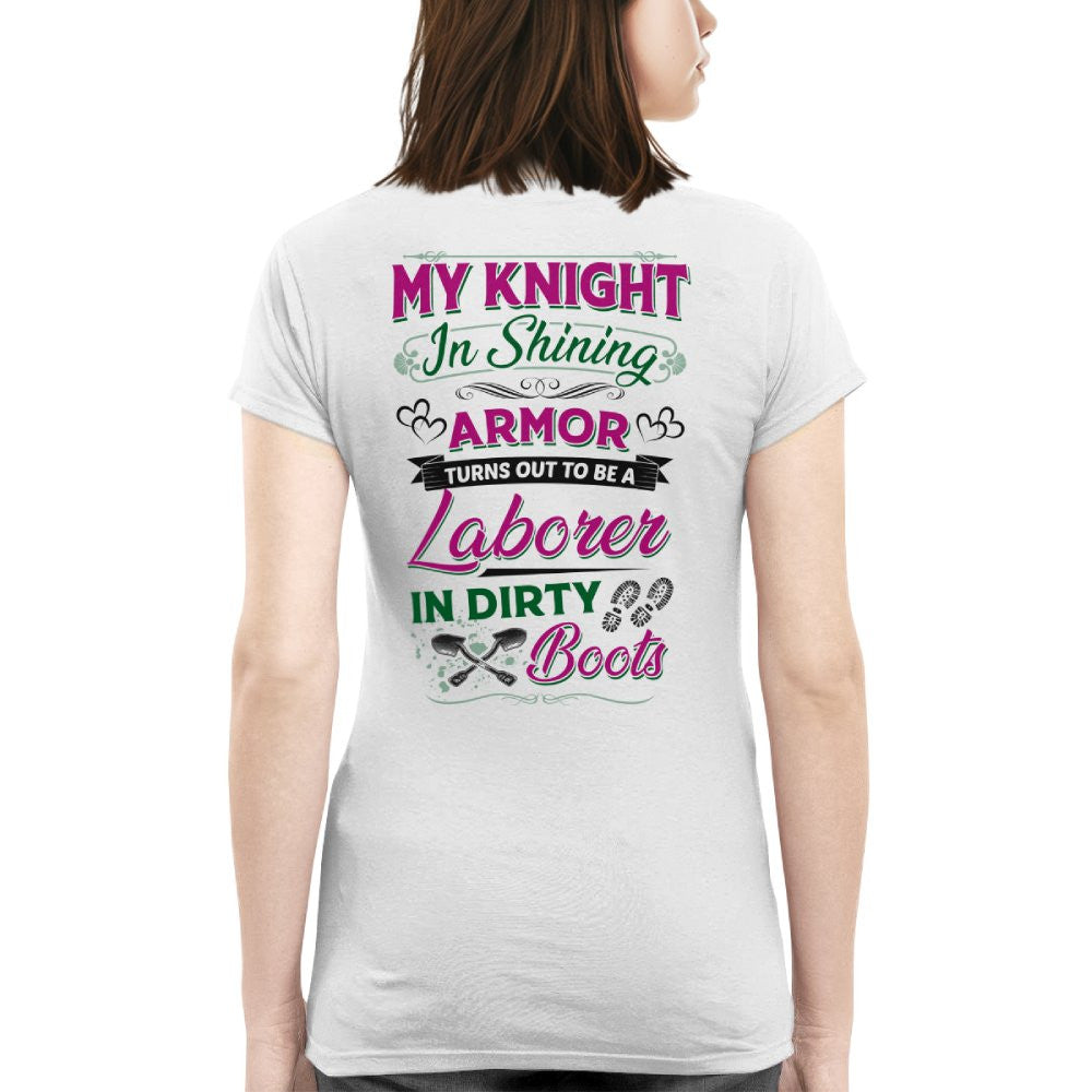 Laborer Knight In Shining Armor - Dirty Boots T-Shirt, Hoodie & More - grunx260804-0201