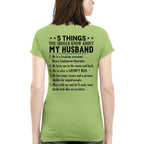 5 Things You Should Know About My Husband Heavy Equipment Operator Apparel - Funny Gift T-Shirt, Hoodie & More - grunx260804-0023