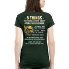 5 Things You Should Know - Operating Engineer Humor T-Shirt Hoodie & More - grunx260804-0053
