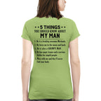 5 Things About My Mechanic Man Apparel - Funny Love Quote T-Shirt, Hoodie & More - grunx260804-0011