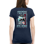Assuming I Was Like Most Women Nurse Apparel - Bold T-Shirt Hoodie & More - grunx260804-0225