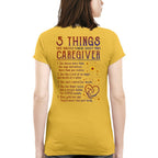 5 Things Caregiver Warning Apparel - Funny Quote T-Shirt, Hoodie & More - grunx260804-0018