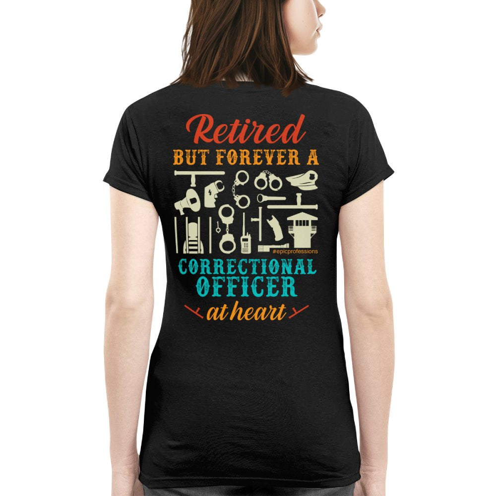 Forever A CO - Retired Correctional Officer Heart T-Shirt, Hoodie & More - grunx260804-0228
