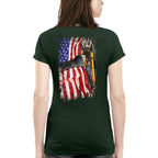 American Flag Fist Binder - Patriotic Lineman Apparel T-Shirt, Hoodie & More - grunx260804-0144