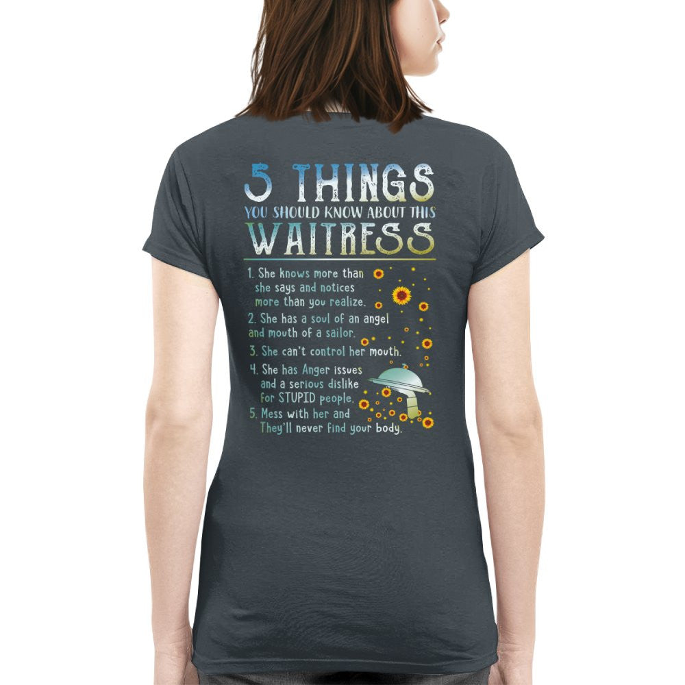 5 Things About This Waitress Apparel - Funny Warning Quote T-Shirt, Hoodie & More - grunx260804-0016