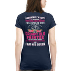 Assuming I'm Just A Woman - Grumpy Painter Wife Quote T-Shirt Hoodie & More - grunx260804-0210