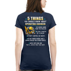 5 Things You Should Know - Operating Engineer Humor T-Shirt Hoodie & More - grunx260804-0053