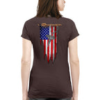 American Flag Caduceus Nurse Apparel - Patriotic T-Shirt Hoodie & More - grunx260804-0142