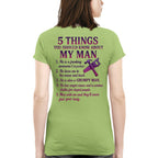 5 Things About My Carpenter Man Apparel - Funny Relationship T-Shirt, Hoodie & More - grunx260804-0001