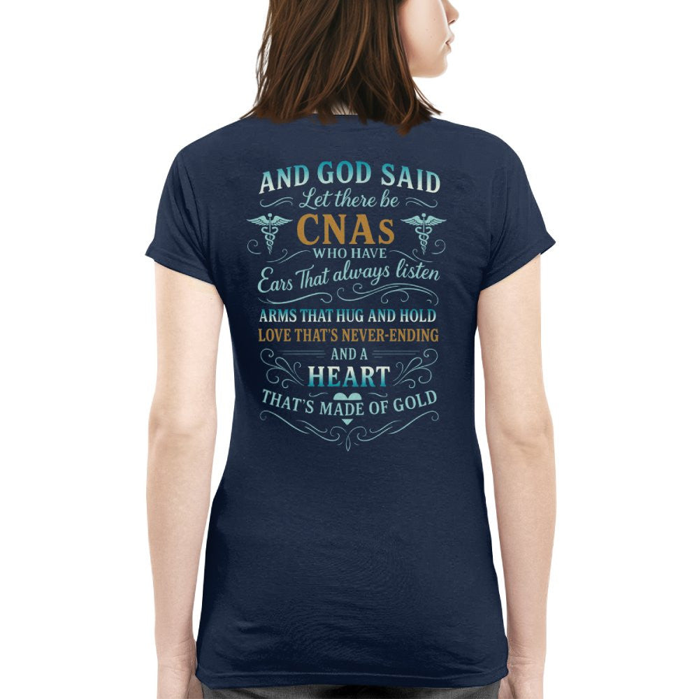 And God Said CNAs Heart Made of Gold T-Shirt, Hoodie & More - grunx260804-0164