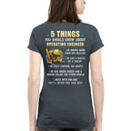 5 Things You Should Know - Operating Engineer Humor T-Shirt Hoodie & More - grunx260804-0053