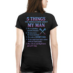 5 Things About My Machinist Man - Funny Love Quote T-Shirt, Hoodie & More - grunx260804-0002
