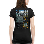 5 Things List - Bold Funny Teacher Statement T-Shirt, Hoodie & More - grunx260804-0058