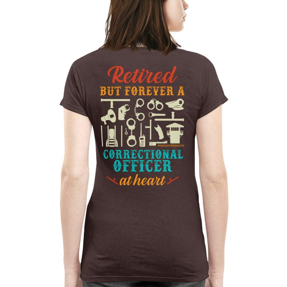 Forever A CO - Retired Correctional Officer Heart T-Shirt, Hoodie & More - grunx260804-0228