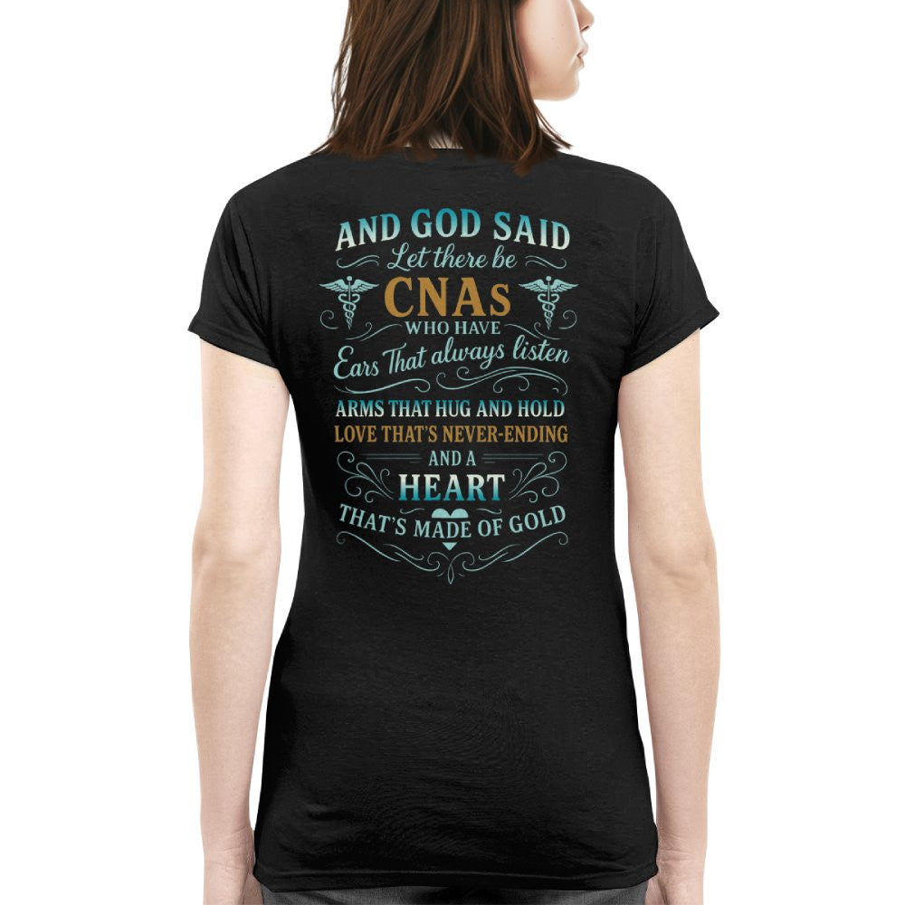 And God Said CNAs Heart Made of Gold T-Shirt, Hoodie & More - grunx260804-0164