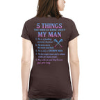 5 Things About My Machinist Man - Funny Love Quote T-Shirt, Hoodie & More - grunx260804-0002