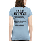 5 Things You Should Know About My Husband Heavy Equipment Operator Apparel - Funny Gift T-Shirt, Hoodie & More - grunx260804-0023