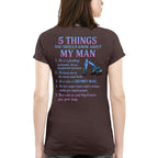 5 Things You Should Know About My Man Hoodie - Funny Heavy Equipment Operator Gift - grunx260804-0029