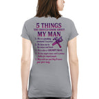 5 Things About My Carpenter Man Apparel - Funny Relationship T-Shirt, Hoodie & More - grunx260804-0001