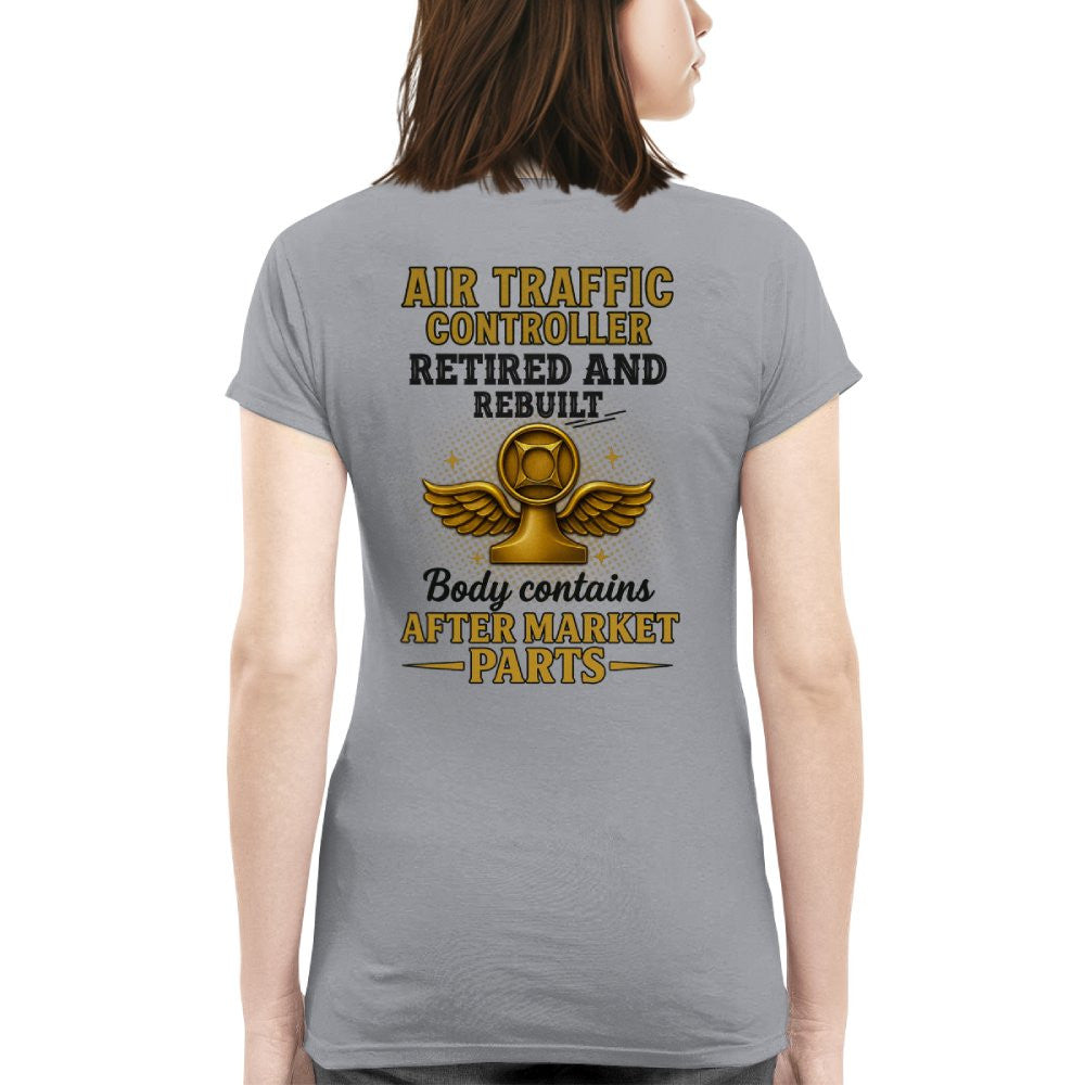 Air Traffic Controller Retired Rebuilt - Funny T-Shirt, Hoodie & More - grunx260804-0084