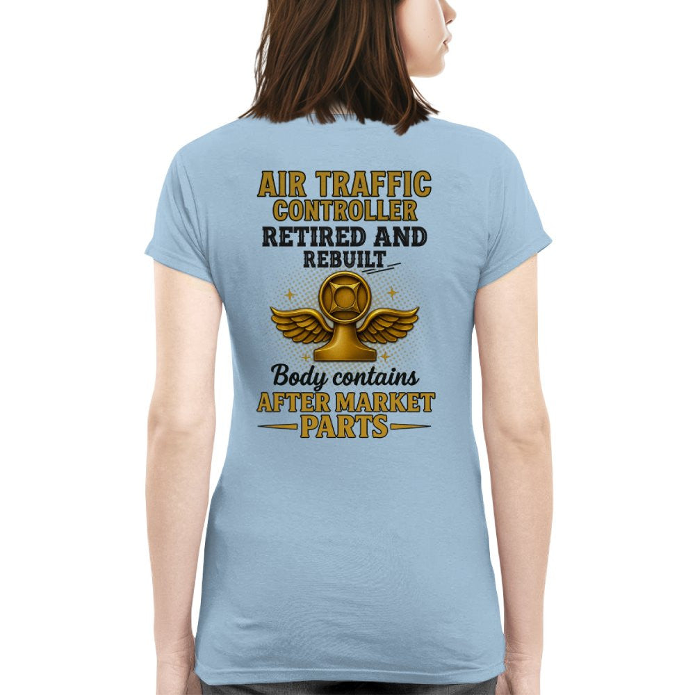Air Traffic Controller Retired Rebuilt - Funny T-Shirt, Hoodie & More - grunx260804-0084