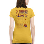 5 Things EMT Warning Apparel - Funny List T-Shirt, Hoodie & More - grunx260804-0019