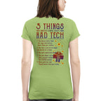 Rad Tech Warning - 5 Things You Should Know Funny T-Shirt, Hoodie & More - grunx260804-0059