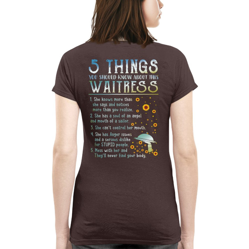 5 Things About This Waitress Apparel - Funny Warning Quote T-Shirt, Hoodie & More - grunx260804-0016