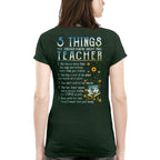 5 Things List - Bold Funny Teacher Statement T-Shirt, Hoodie & More - grunx260804-0058