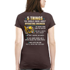 5 Things You Should Know - Operating Engineer Humor T-Shirt Hoodie & More - grunx260804-0053