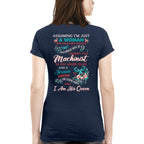 Assuming I'm Just A Woman - Machinist Queen Apparel T-Shirt, Hoodie & More - grunx260804-0213