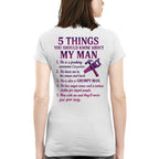 5 Things About My Carpenter Man Apparel - Funny Relationship T-Shirt, Hoodie & More - grunx260804-0001