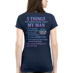 5 Things You Should Know About My Man - Firefighter Funny T-Shirt Hoodie & More - grunx260804-0027
