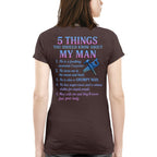 5 Things About My Man - Funny Carpenter T-Shirt, Hoodie & More - grunx260804-0003