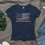 American Flag Lineman Apparel - Patriotic Utility Worker T-Shirt, Hoodie & More - grunx260804-0152