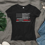 American Flag Lineman Apparel - Patriotic Utility Worker T-Shirt, Hoodie & More - grunx260804-0152