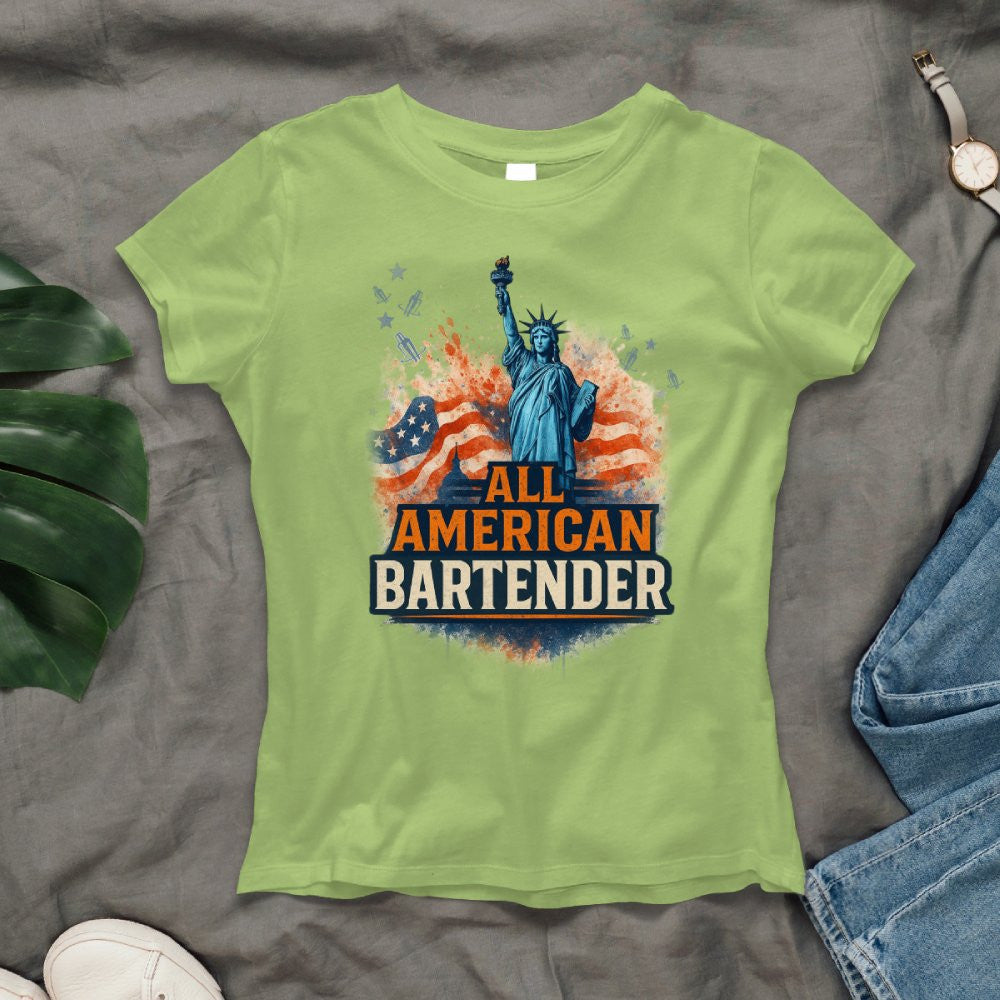 All American Bartender - USA Pride T-Shirt, Hoodie & More - grunx260804-0086