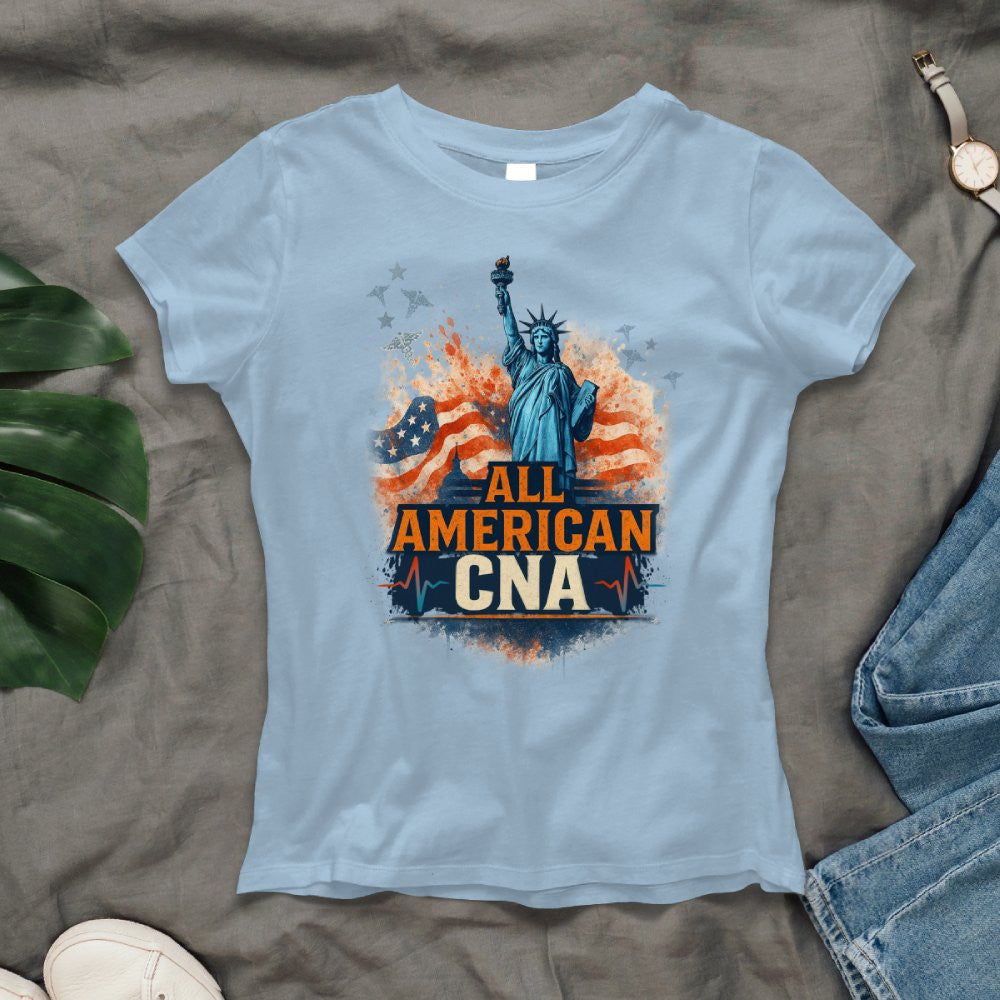 All American CNA - USA Pride T-Shirt, Hoodie & More - grunx260804-0088